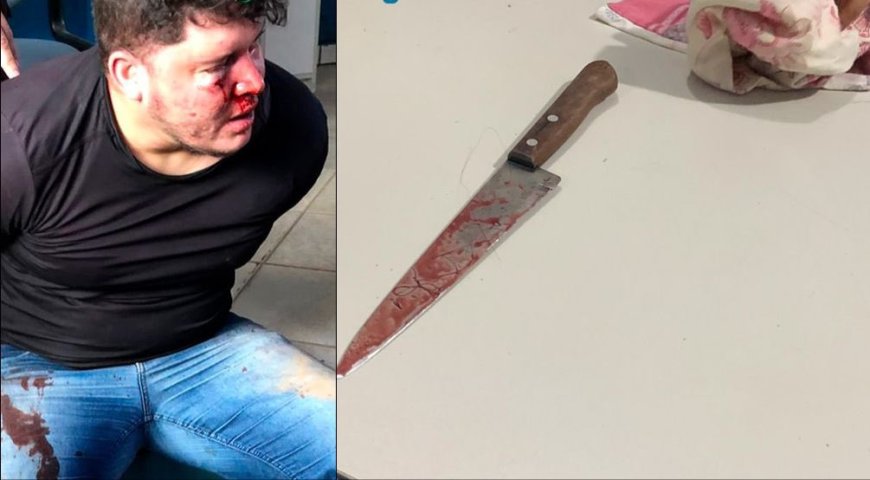 Homem é preso por esfaquear assistente social em frente ao Hospital João Paulo II em Porto Velho