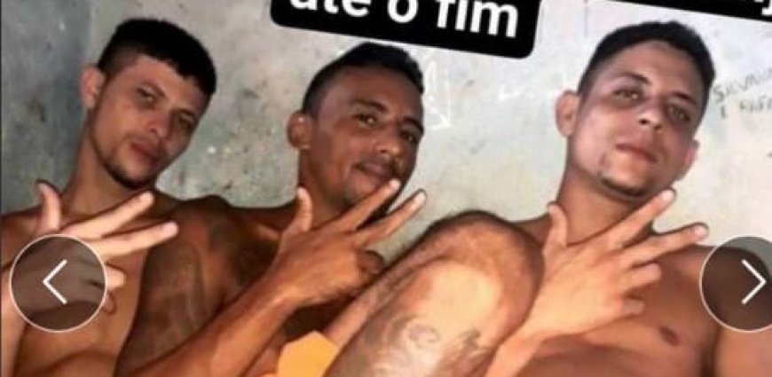 Presos ostentam nas redes sociais tirando fotos de dentro da cadeia em Porto Velho