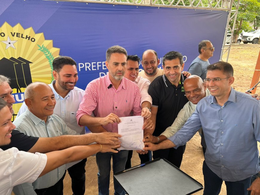 Vereador Pastor Evanildo participa de evento e reforça compromisso com o esporte e segurança em Porto Velho