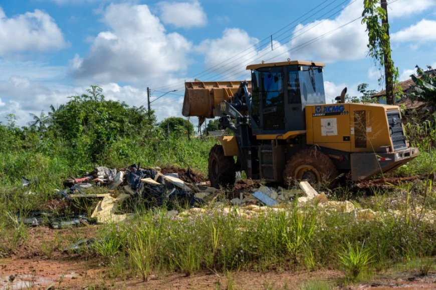 A Prefeitura de Porto Velho solicita que a população reporte o descarte inadequado de lixo e entulho