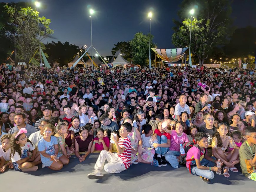 Primeiro dia do evento reuniu mais de 25 mil pessoas no Parque da Cidade