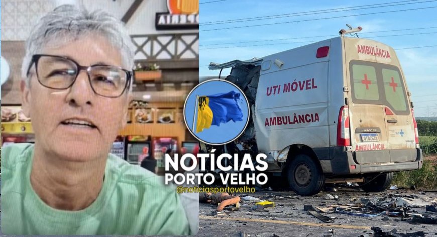 MORRE A QUINTA VÍTIMA DE ACIDENTE COM AMBULÂNCIA NA BR-364