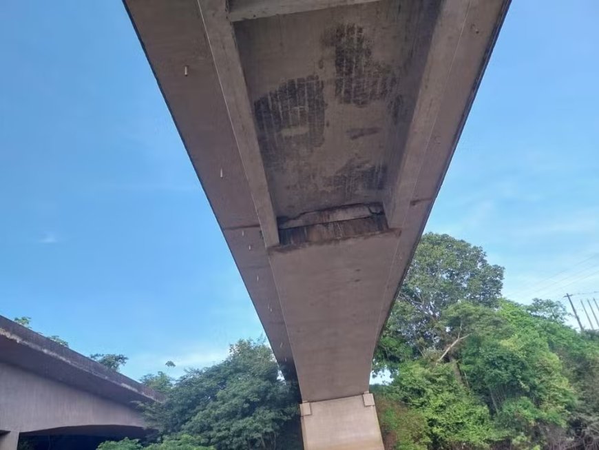 Laudo técnico aponta fissuras que oferecem riscos à segurança em ponte sobre o Rio Candeias, em RO