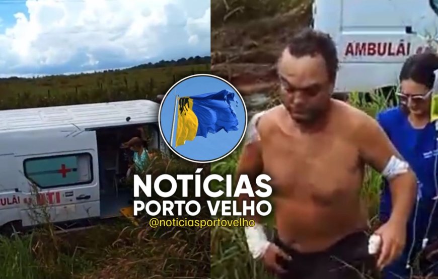 Ambulância UTI de Pimenta Bueno se Envolve em Acidente na BR-364
