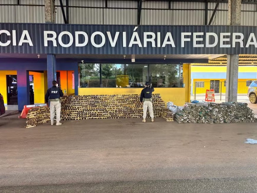 PRF realiza maior apreensão de drogas da história durante fiscalização em RO