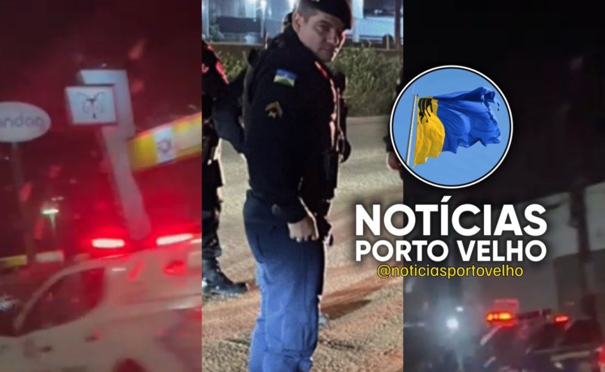 VÍDEO: PM persegue e prende galera do rolezinho após dois acidentes em Porto Velho