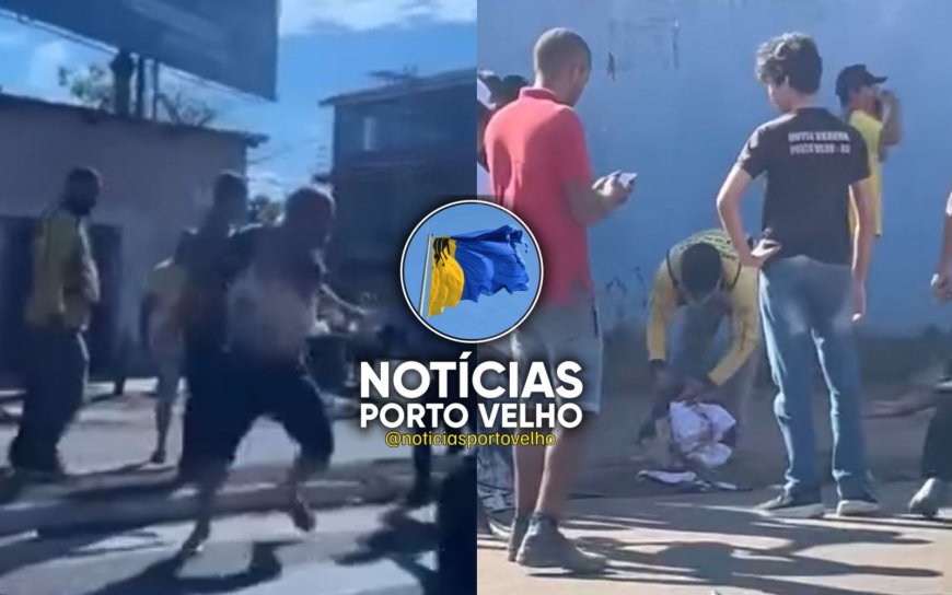 VÍDEO MOSTRA POPULARES AGREDINDO MOTORISTA BÊBADO QUE CAUSOU ACIDENTE NA AV. MAMORÉ