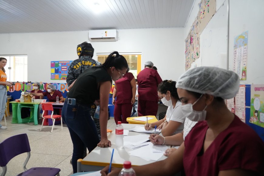 Projeto Cidadania em Movimento da Prefeitura de Porto Velho leva serviços essenciais à população de Rio Pardo