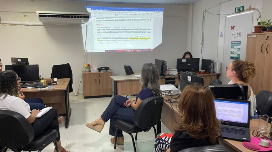 Porto Velho adere à Prova Nacional Docente (PND), promovida pelo MEC