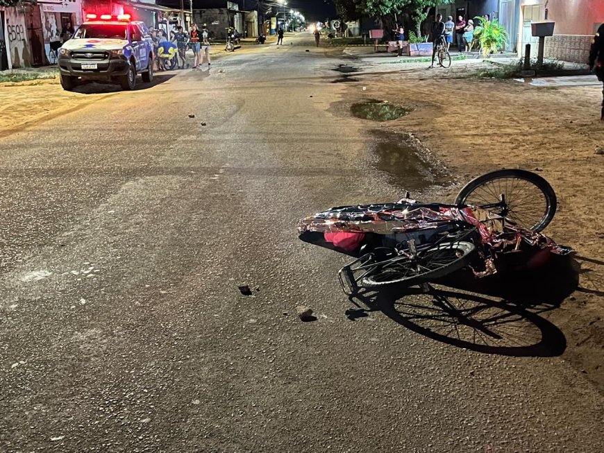 AGORA: Jovem é executado a tiros enquanto andava de bicicleta na zona leste de Porto Velho