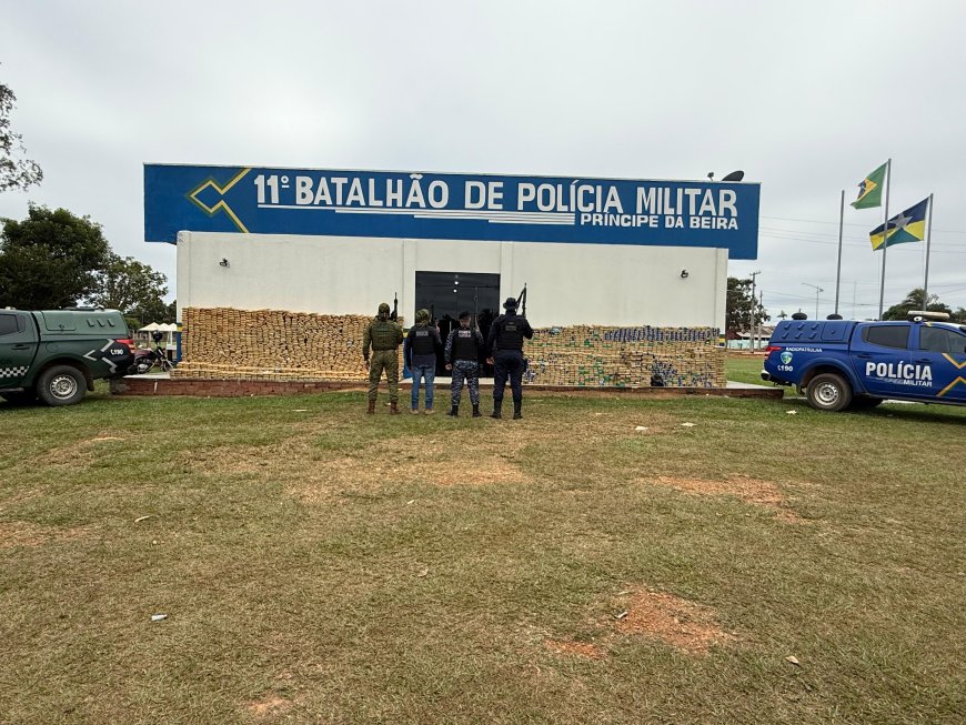 VÍDEO - Narcotráfico na mira: carreta com droga avaliada em milhões é interceptada em Rondônia