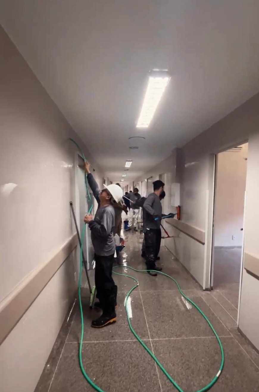 TCE-RO constata fase final das obras na ala de neurologia do Hospital de Base