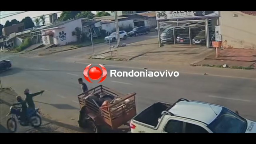 VIDEO: R$ 25 mil são roubados de empresário após abordagem de bandidos em moto