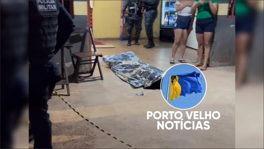 TERROR NO TRÊS MARIAS: Homem é executado a tiros e outro fica ferido em ataque a bar na Zona Leste de Porto Velho