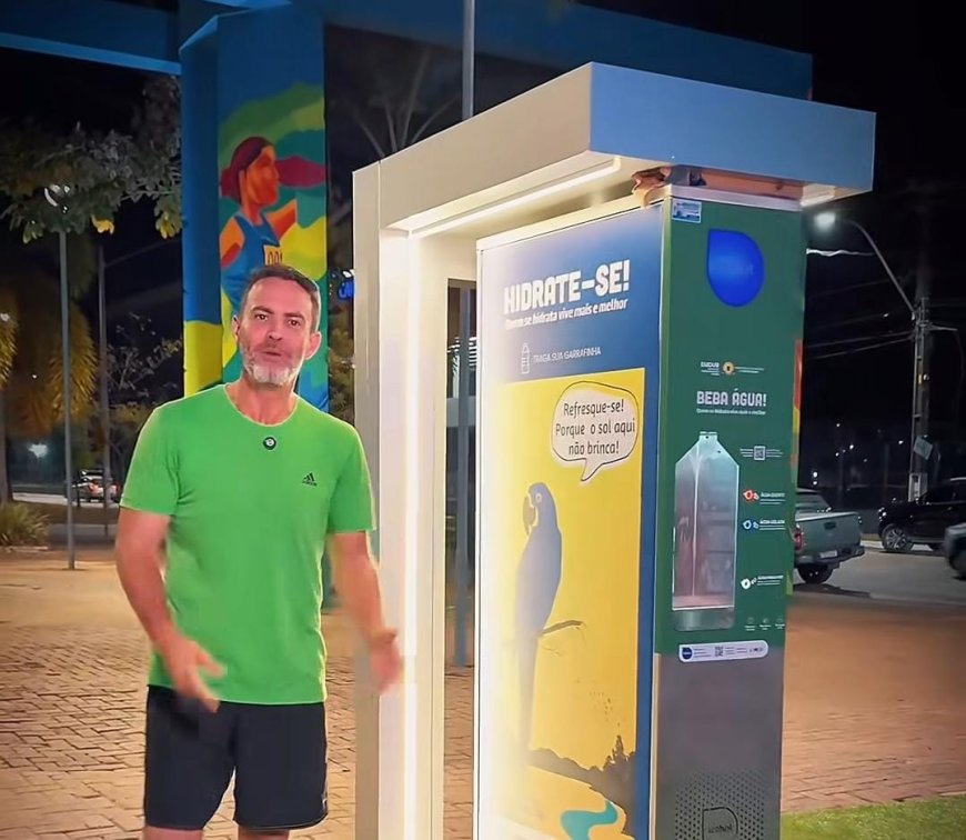 Espaço Alternativo recebe bebedouro público com estrutura completa para pessoas e pets