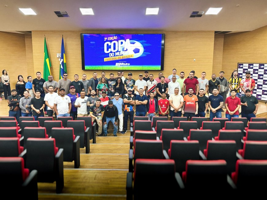 Deputado Edevaldo Neves lança a Copa do Mundo de Várzea de Rondônia com premiação recorde