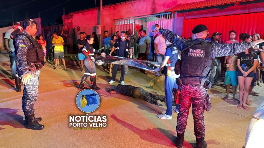 URGENTE: Homem é executado a tiros na zona sul de Porto Velho