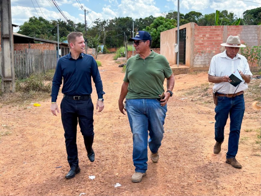 VEREADOR PASTOR BRUNO LUCIANO ACOMPANHA DEMANDAS DE MORADORES DO BAIRRO AEROCLUBE