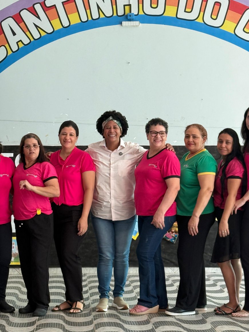 Deputada Sílvia Cristina entrega R$ 200 mil para a creche Cantinho do Céu, em Ji-Paraná