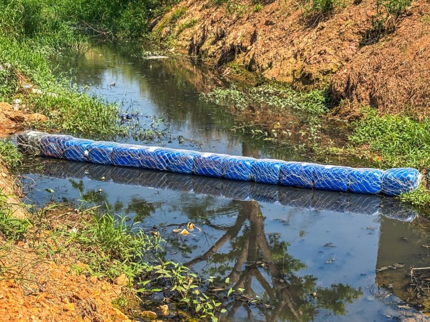 Prefeitura implanta ecobarreira e inicia proteção de canais e igarapés