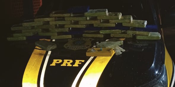PRF em Rondônia apreende 34 kg de cocaína em Porto Velho