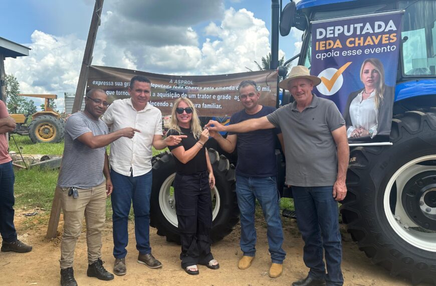 Ieda Chaves fortalece agricultura familiar com entrega de equipamentos em Porto Velho