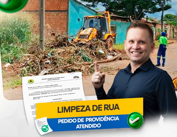 Seinfra realiza limpeza na Rua&hellip;