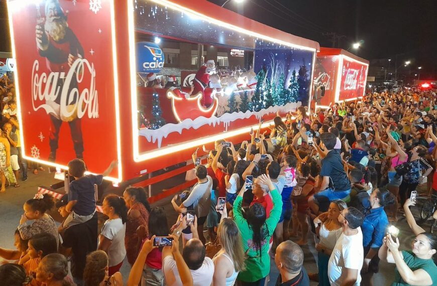 A magia do Natal chega à Rondônia com a Caravana da Solar Coca-Cola