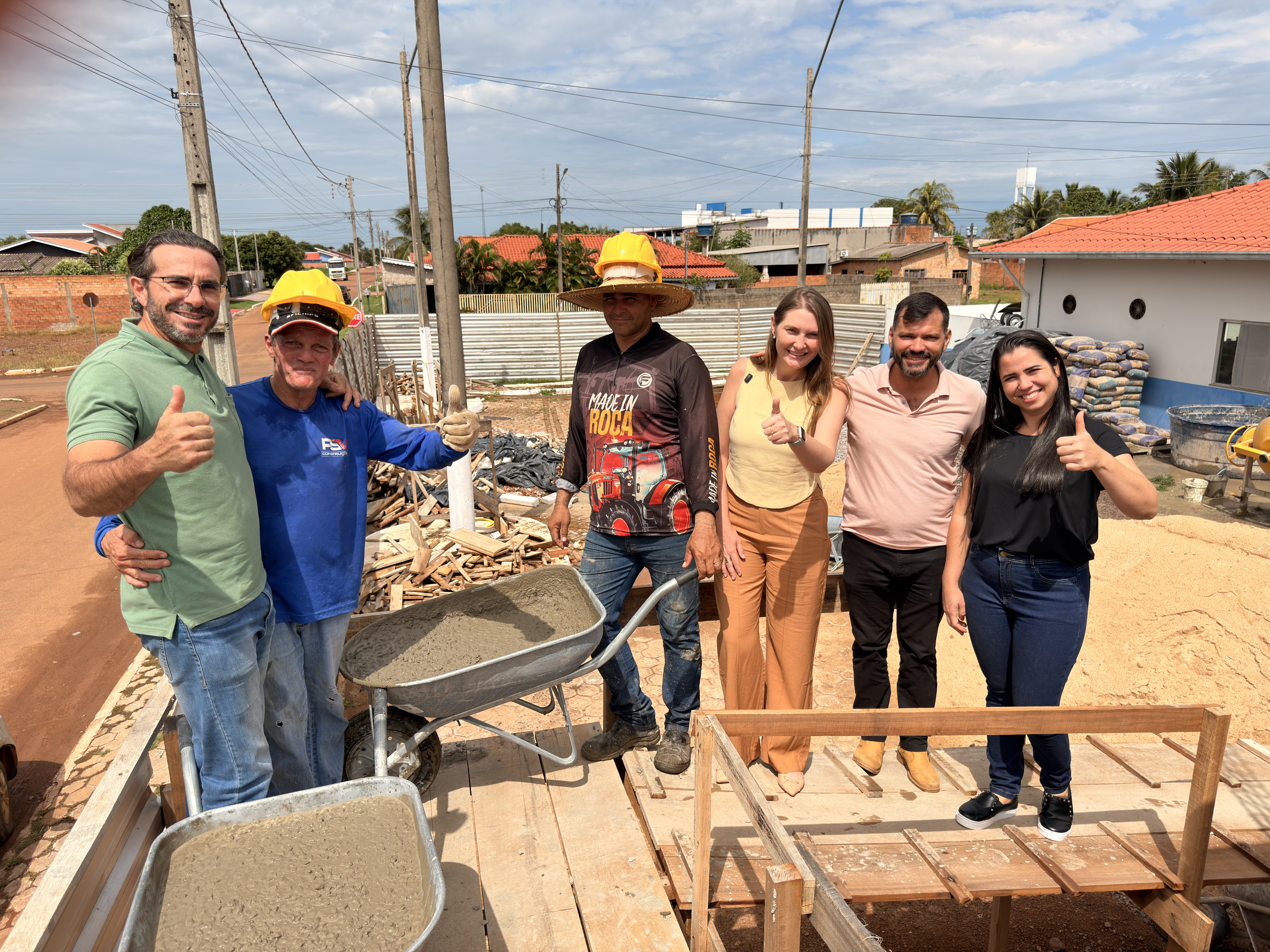 Deputada Lebrinha verifica execução da ampliação do&hellip;