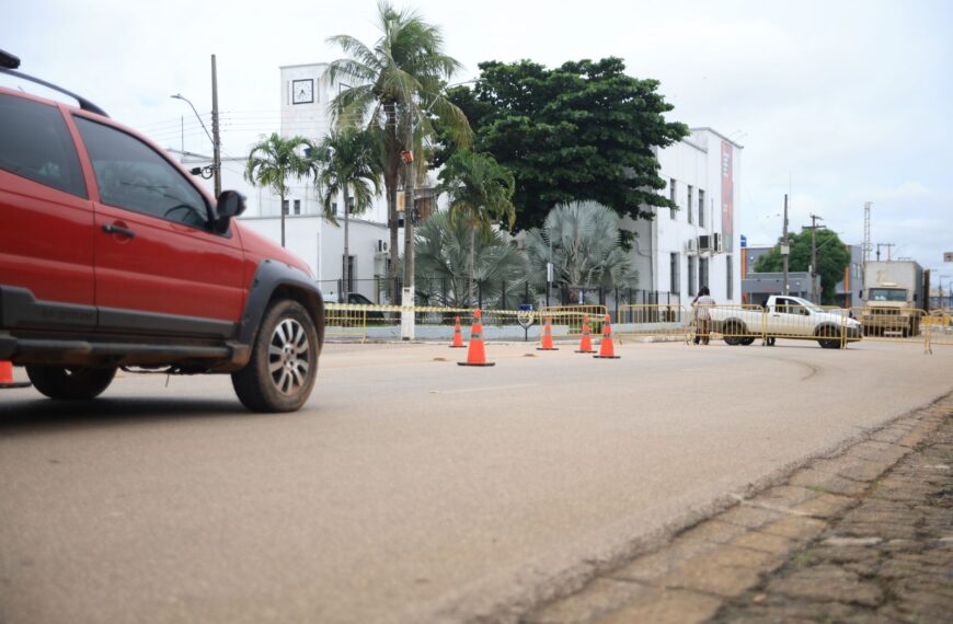 Semtran inicia intervenções no entorno do prédio do relógio para o “Viradão do Béra”