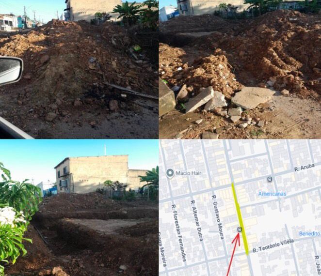 Vereador Gedeão Negreiros cobra continuidade de obra no Bairro Tancredo Neves