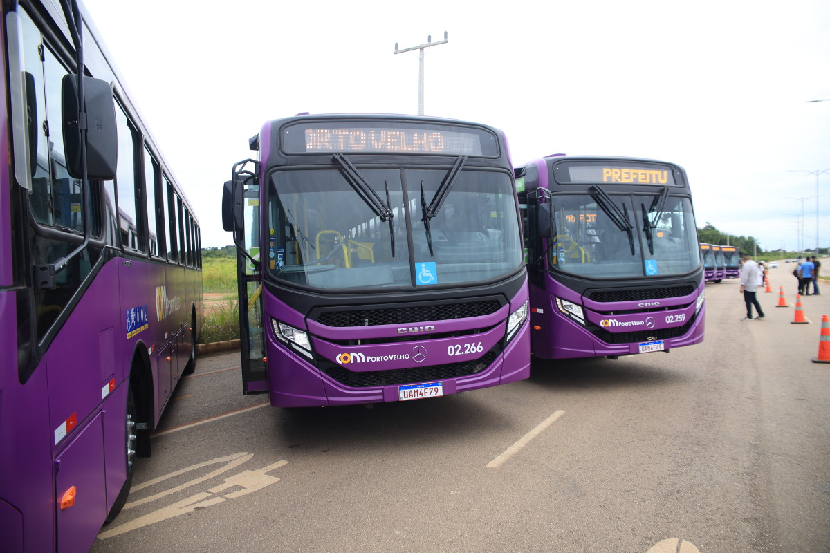 Porto Velho recebe 51 ônibus e mantém a menor tarifa entre as capitais