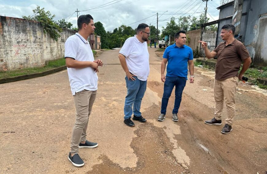 Vereador Edimilson Dourado reforça compromisso com a zona sul e cobra melhorias para o bairro Areia Branca