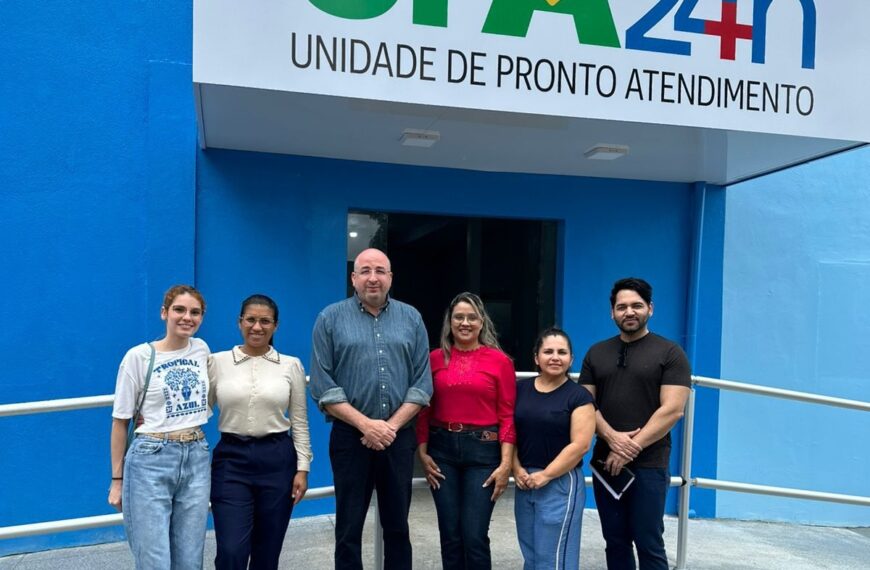 Vereador Gedeão Negreiros visita a UPA José Adelino de Matos e anuncia emenda parlamentar de R$ 160 mil