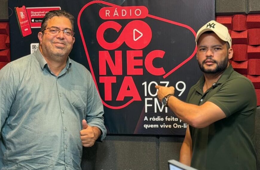 Deputado Edevaldo Neves destaca fortalecimento do esporte durante entrevista na Rádio Conecta 107.9 FM