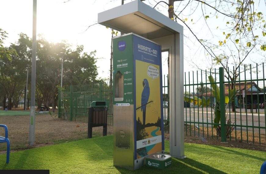 Bebedouros em espaços públicos exigem uso consciente