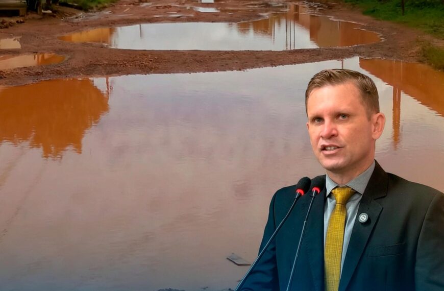 Vereador pastor Bruno Luciano solicita recuperação de via no bairro Castanheira