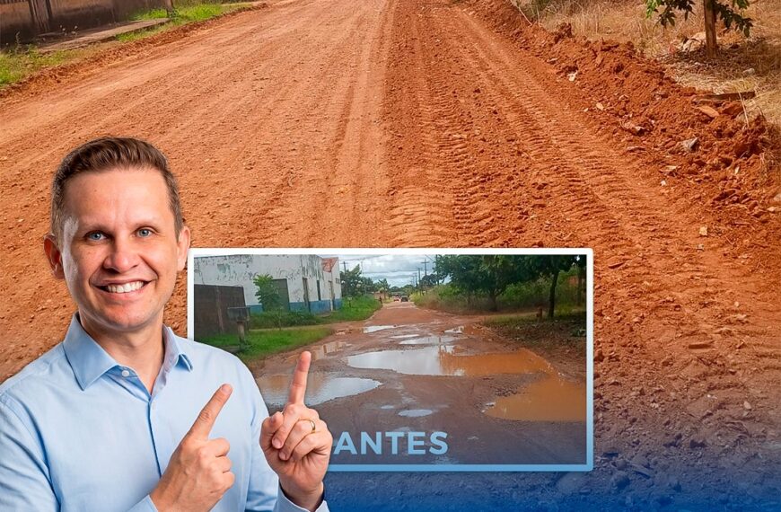 RUA PALMEIRA RECEBE OBRAS DE MELHORIA APÓSSOLICITAÇÃO DO GABINETE DO VEREADOR PASTOR BRUNO LUCIANO