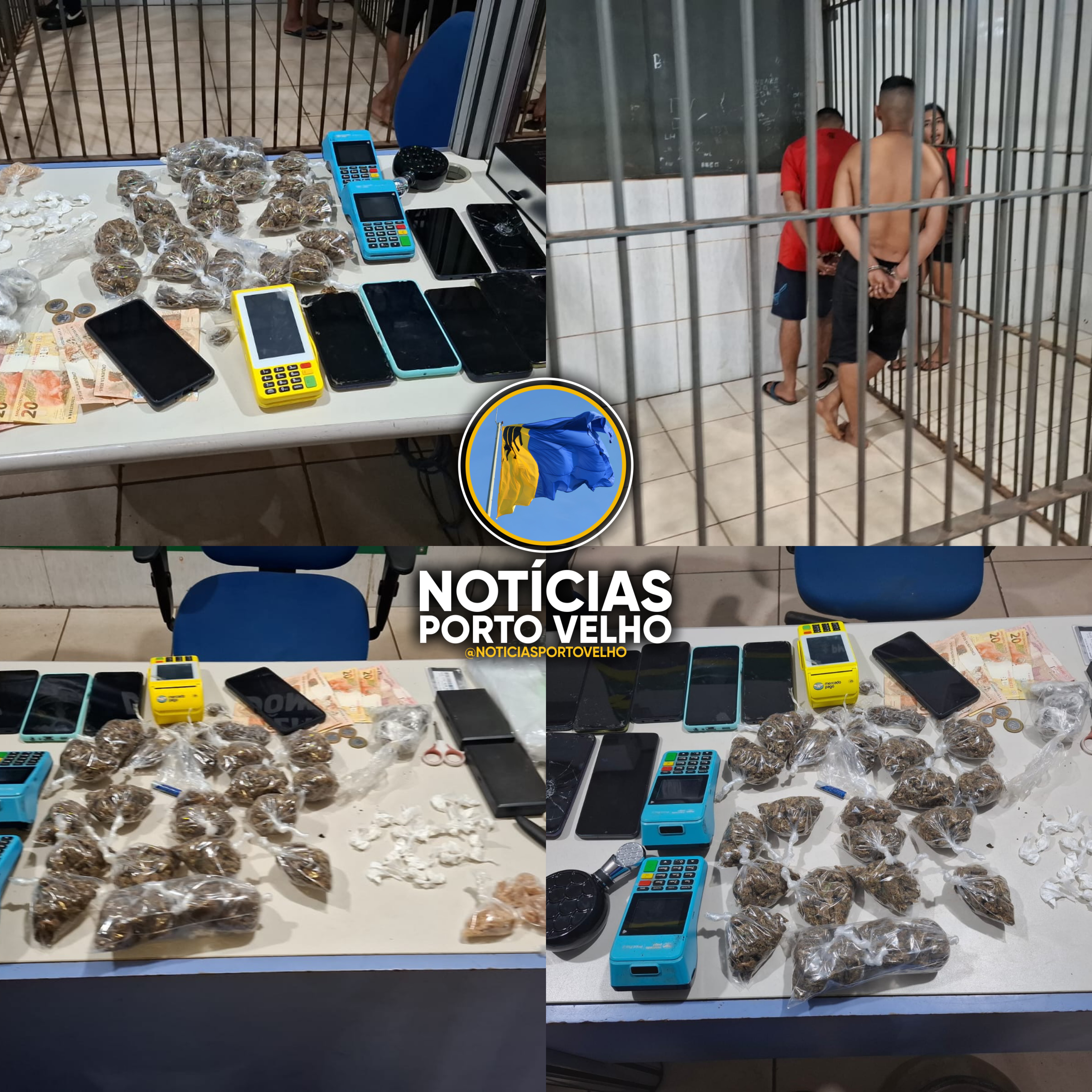 TRIO É PRESO POR TRÁFICO E PM FECHA PONTO DE VENDA DE DROGAS NA ZONA NORTE
