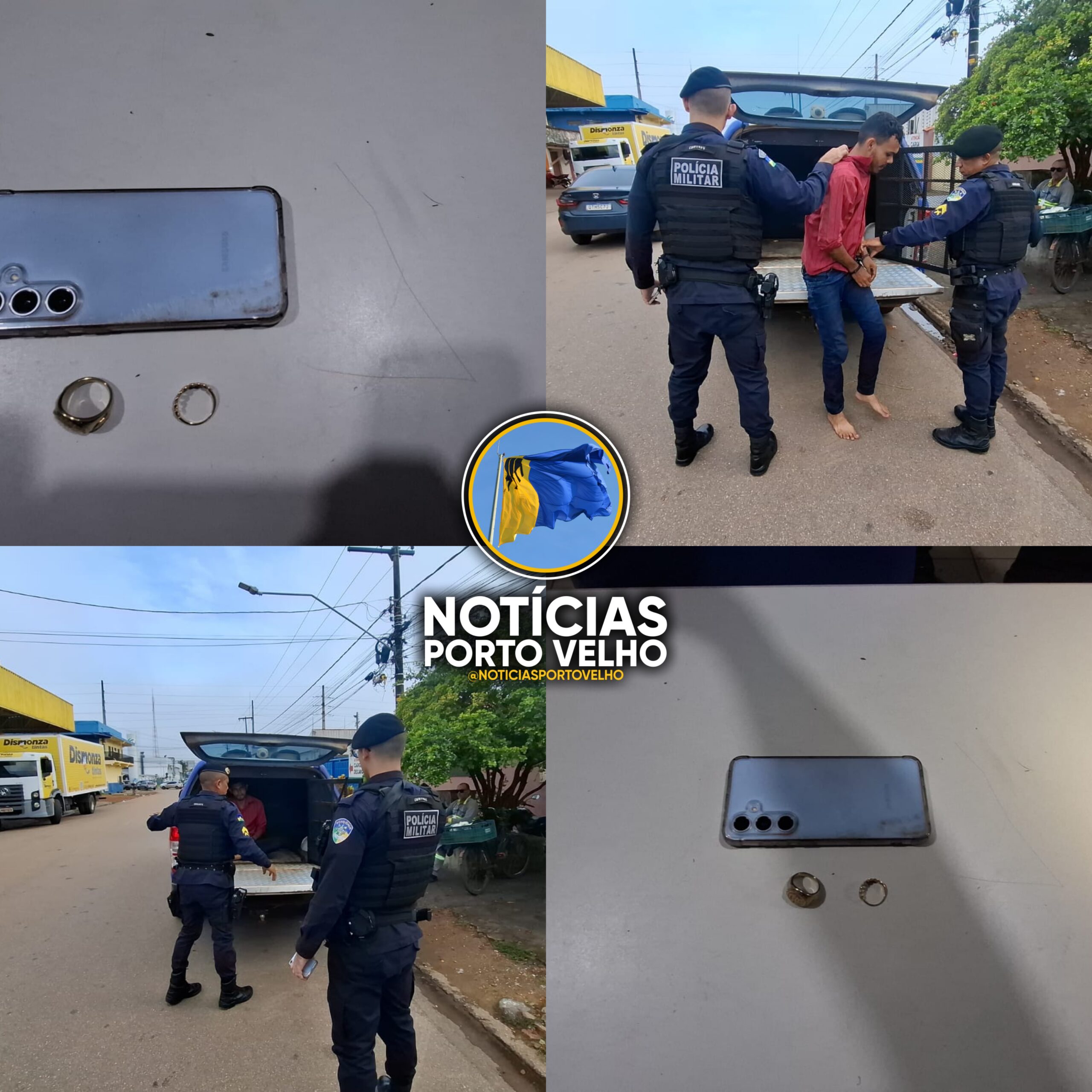 APENADO É PRESO APÓS AGREDIR E ROUBAR JOVEM NA ZONA LESTE DE PORTO VELHO