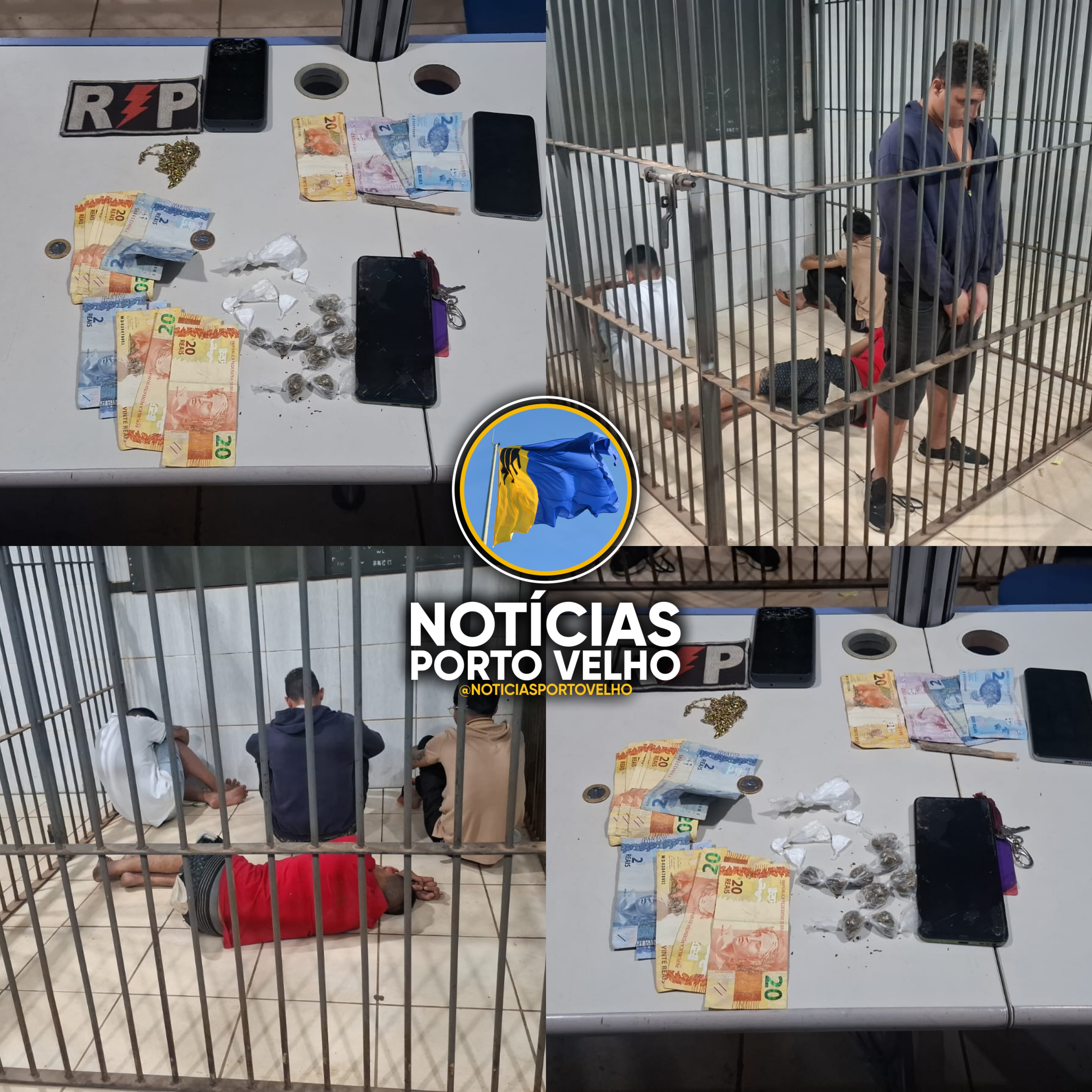 QUATRO SÃO DETIDOS COM DROGAS&hellip;