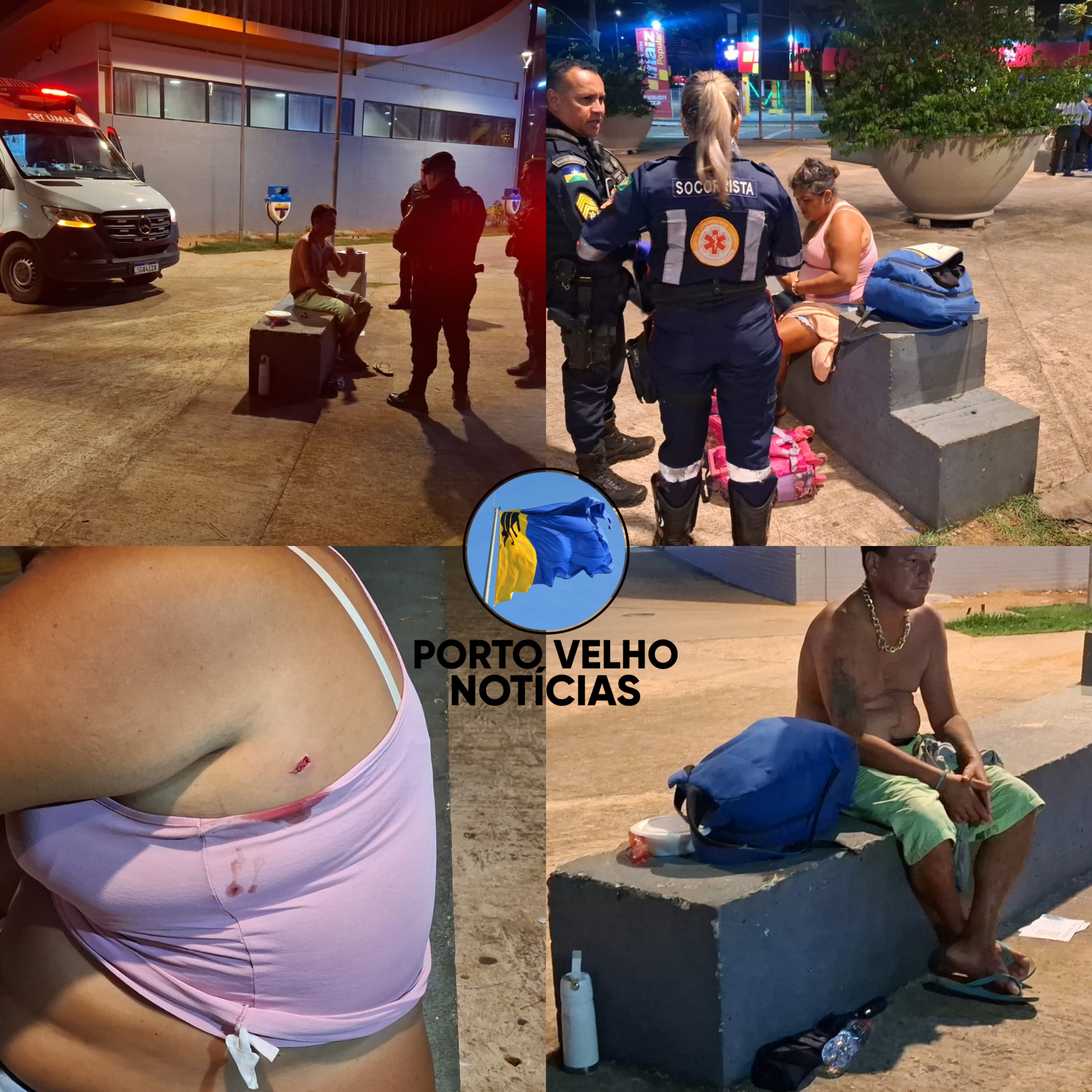MORADORES DE RUA: Homem é detido após bater e brigar com a mulher usando uma tesoura em frente à rodoviária&hellip;