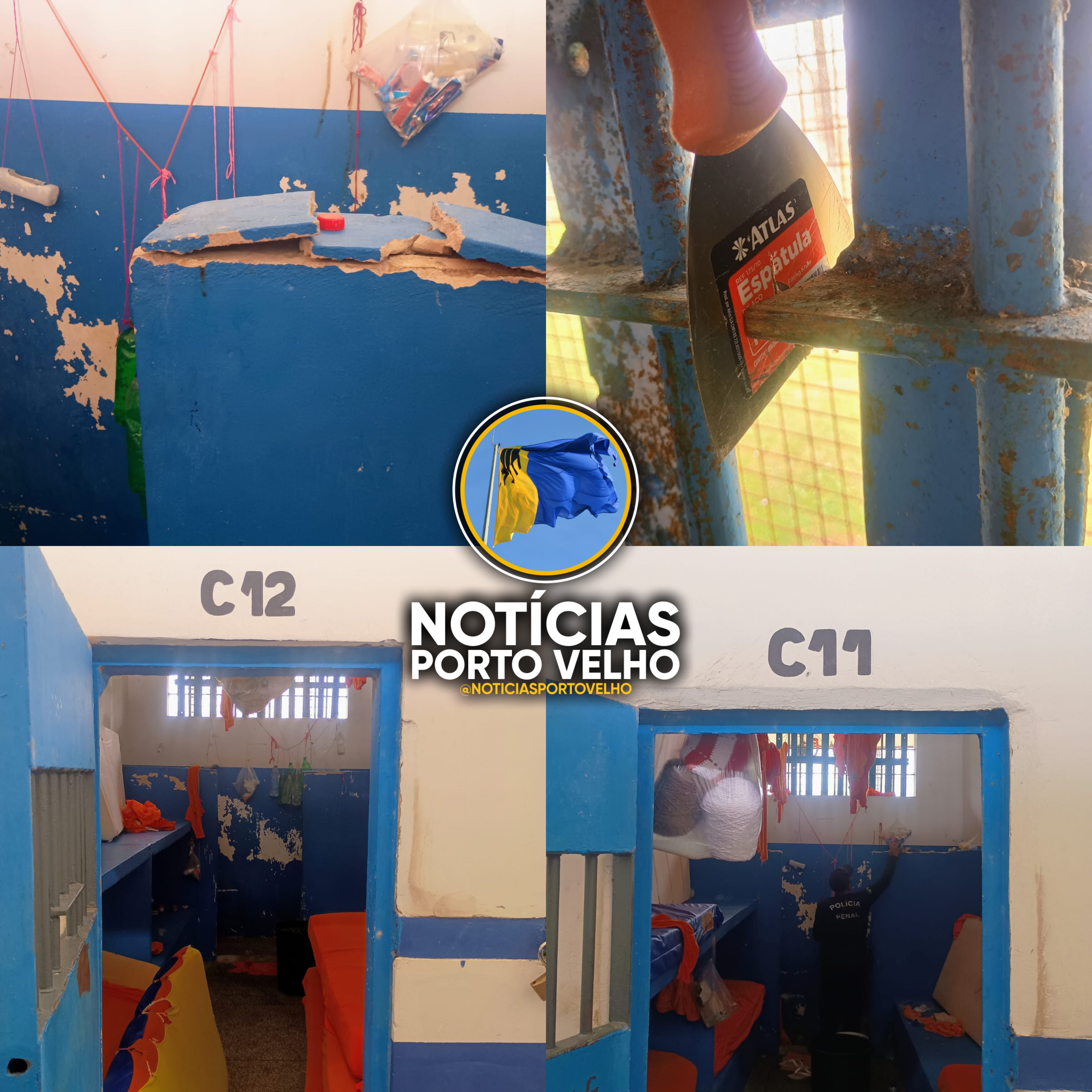 POLÍCIAS PENAIS EVITAM FUGA EM MASSA DO PCC NO PRESÍDIO 470 EM PORTO VELHO