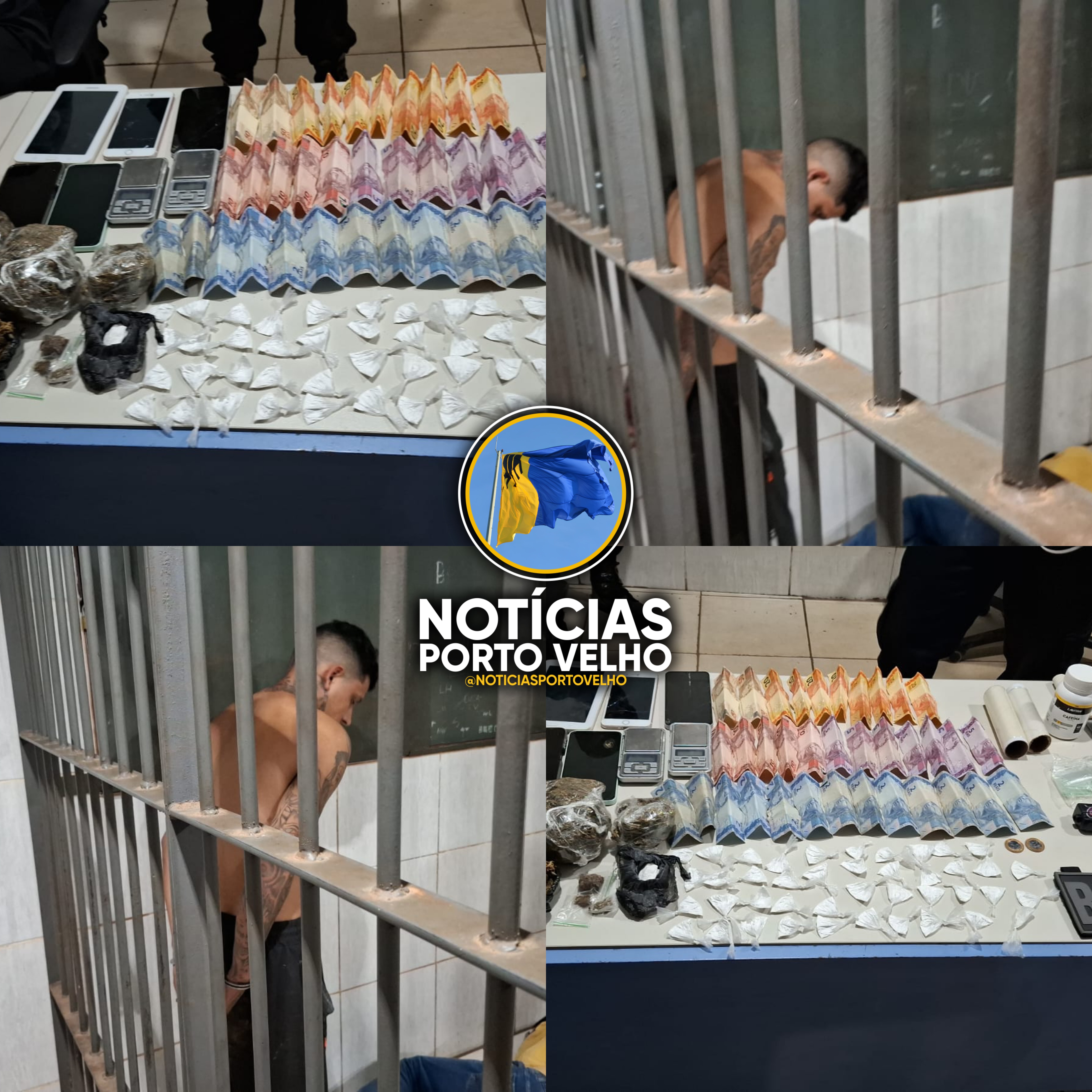 BPTAR PRENDE SUSPEITO DE 21 ANOS POR TRÁFICO DE DROGAS NO RESIDENCIAL ORGULHO DO MADEIRA