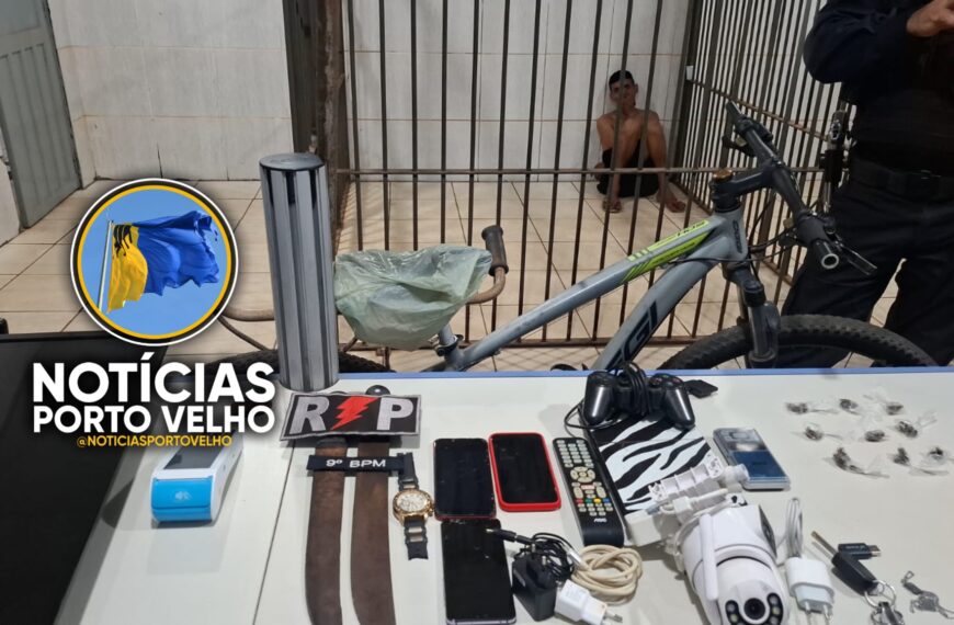 JOVEM É PRESO POR POLICIAIS MILITARES DO 9º BATALHÃO COM CELULAR ROUBADO E VÁRIOS MATERIAIS SUSPEITOS NA ZONA SUL DE&hellip;