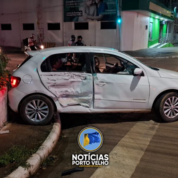 VÍDEO: Motorista de APP causa Acidente envolvendo dois carros é registrado no cruzamento da Raimundo Cantuária com a Rio Madeira
