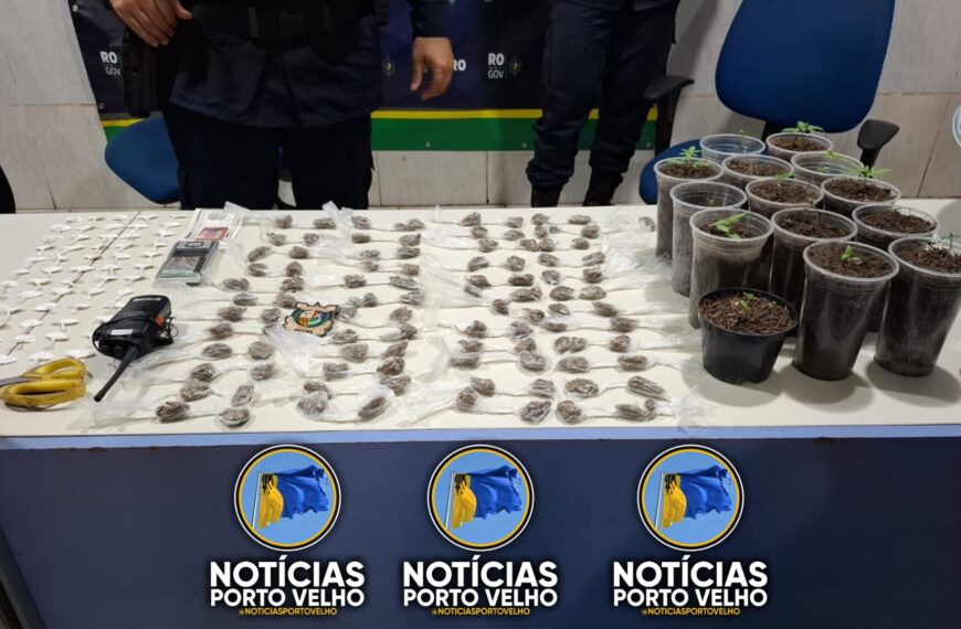 EQUIPE DO SGT RIBEIRO DO 5º BATALHÃO DESCOBRE APARTAMENTO DO “AGRO DO TRÁFICO” E PRENDE MULHER NO ORGULHO DO MADEIRA