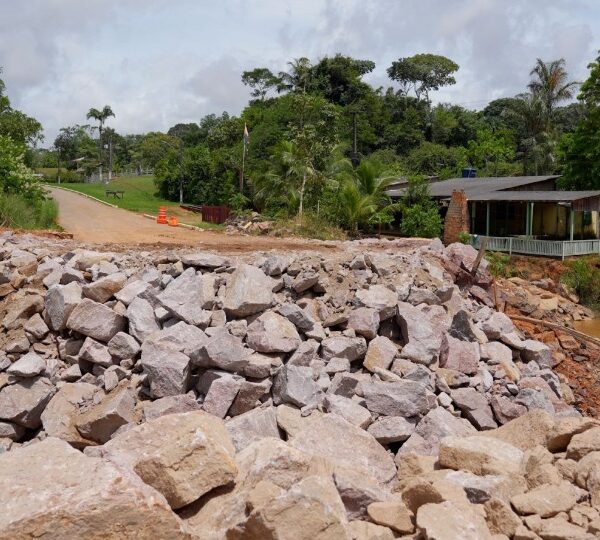 Ponte metálica no Bate Estaca entra na reta final e deve ser entregue até o fim do mês