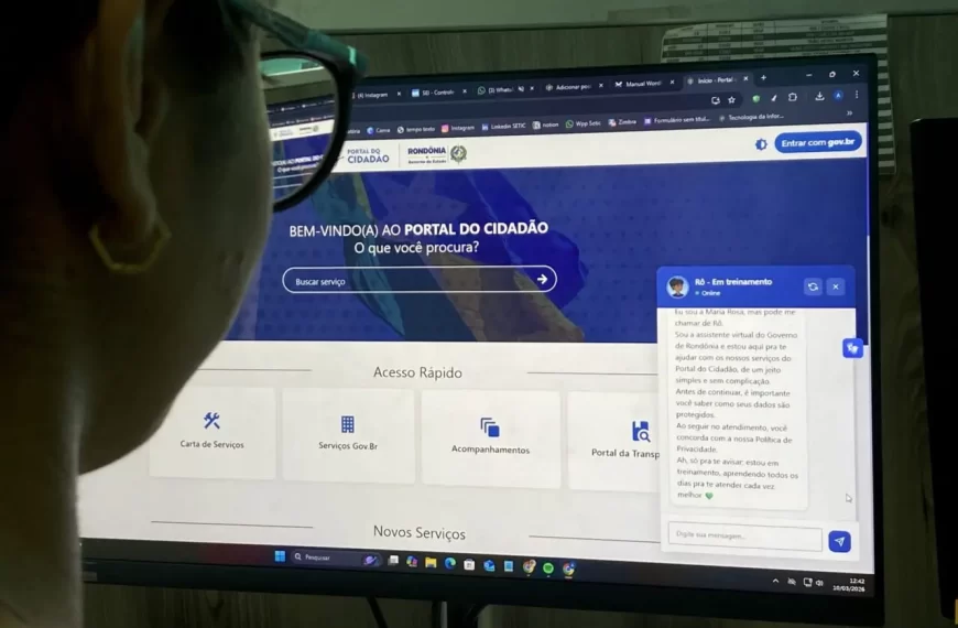 Assistente virtual “Rô” ultrapassa 9 mil interações e amplia acesso a serviços digitais em Rondônia