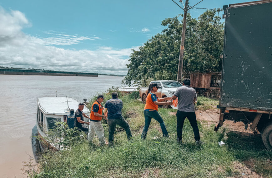 Defesa Civil realiza missão humanitária e leva água potável a comunidades isoladas